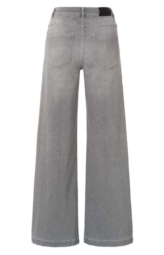 01-311067-501 Wijde Jeans - Light Grey Denim