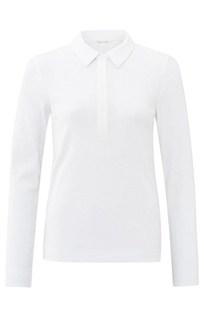 01-709256-501 Jersey Polo - Pure White