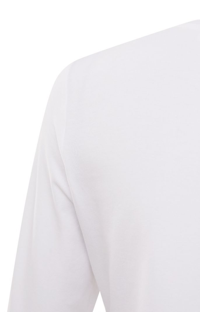 01-719016 T-Shirt met Ronde Hals - Pure White