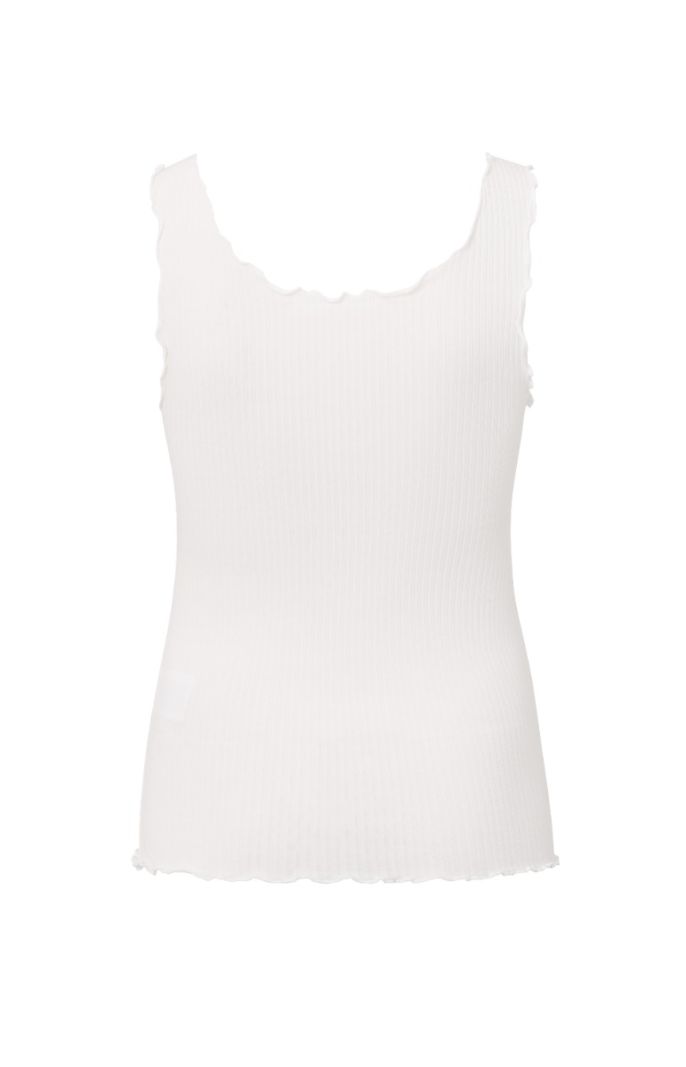 01-729027-405 Singlet met U-Hals - Off White