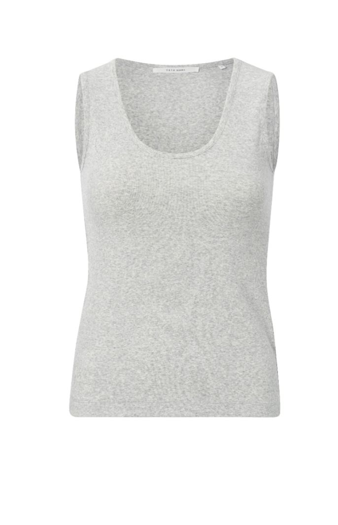 01-729034-408 Geribd Singlet - Medium Grey