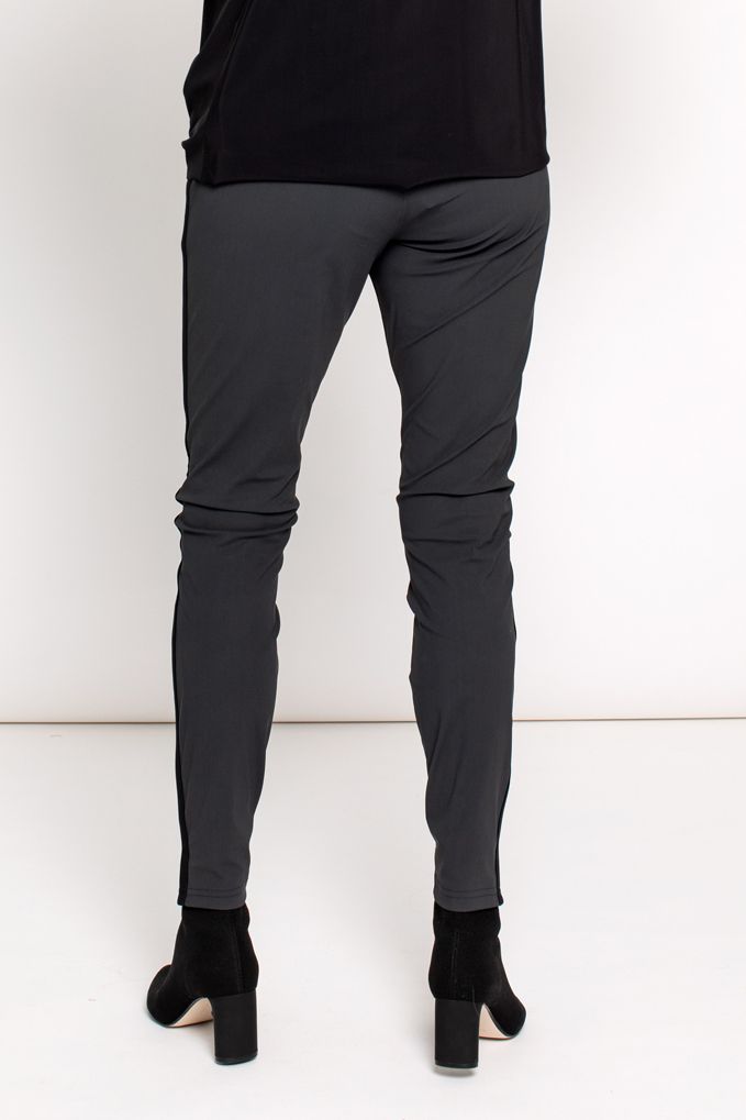 03680 Downstairs Tape Trousers - Antraciet
