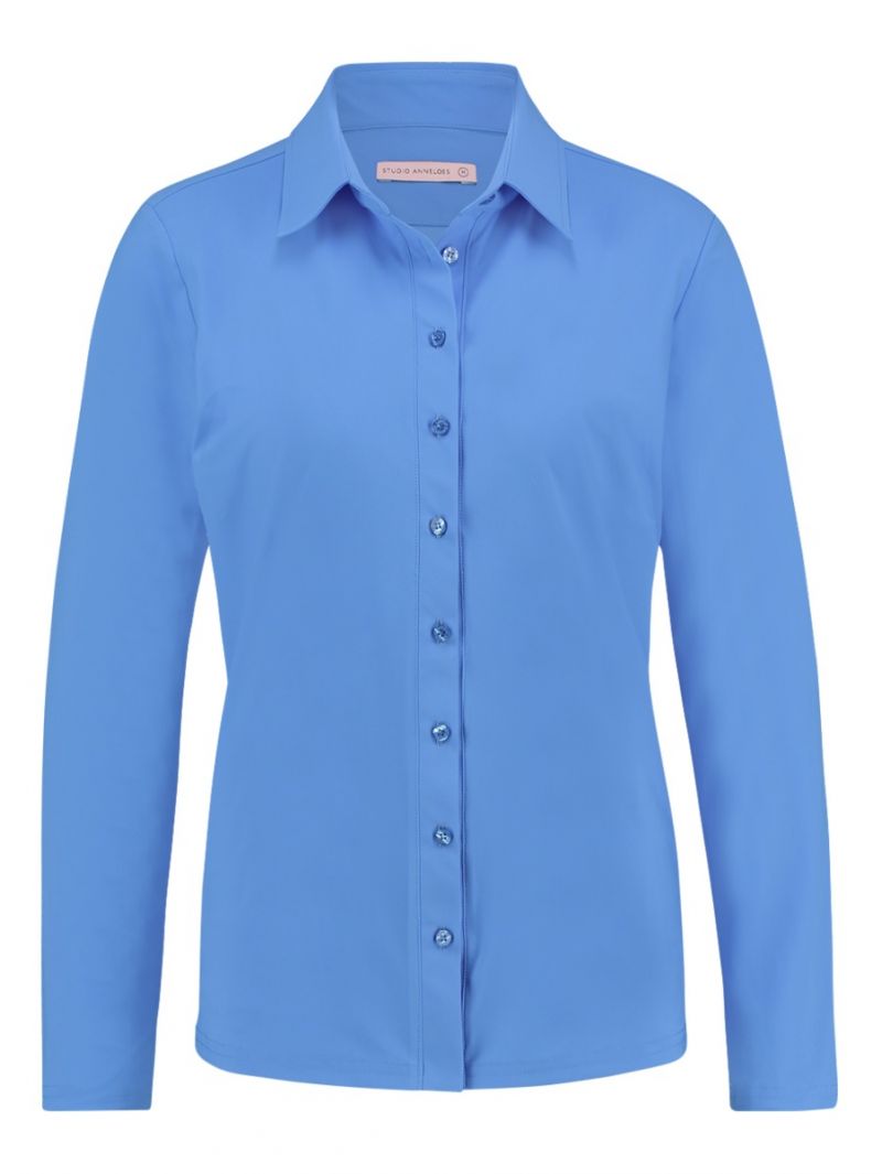 03695 Poppy Shirt - Licht Blauw