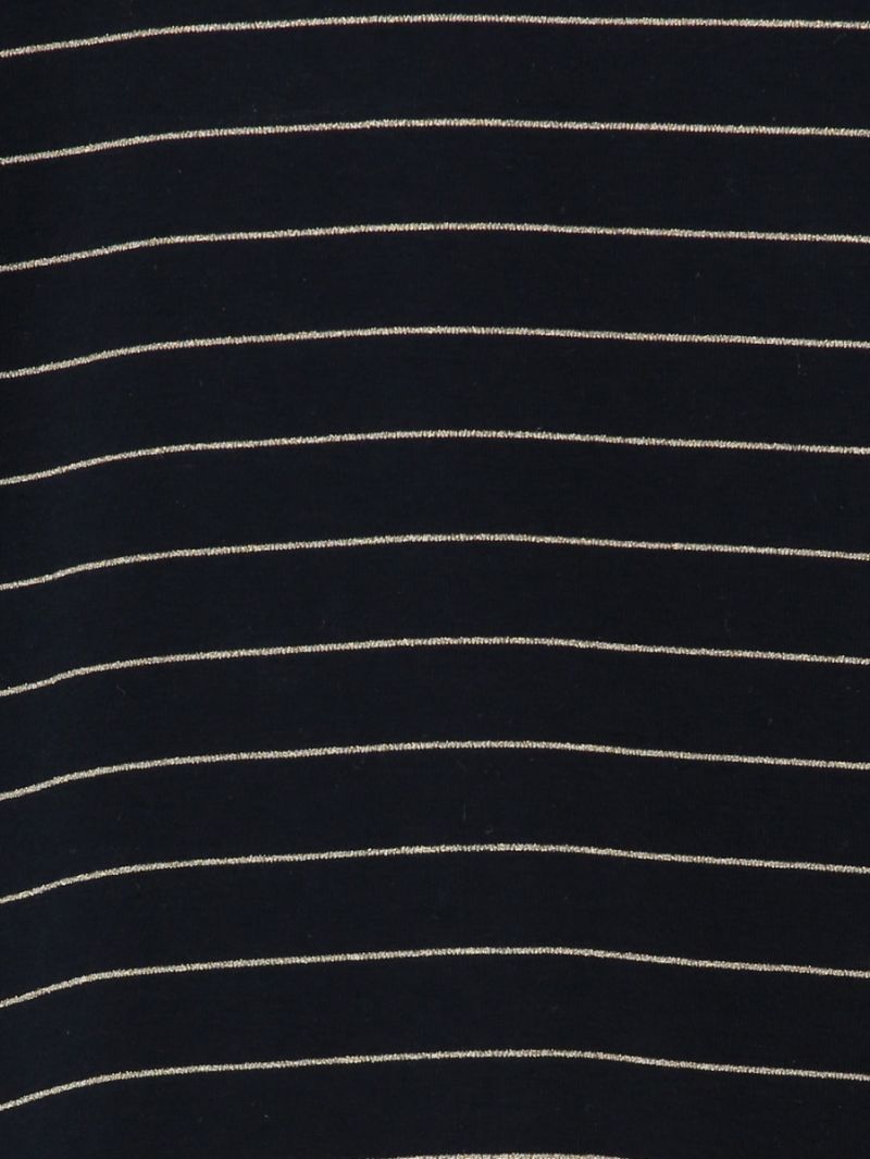 03859 Flavia Thin Stripe - Navy/Gold