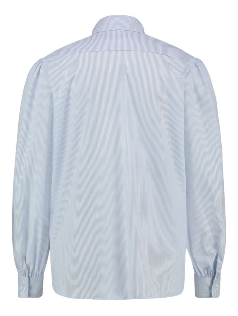 03919 Wycliffe Stripe Blouse - Blauw / Off White