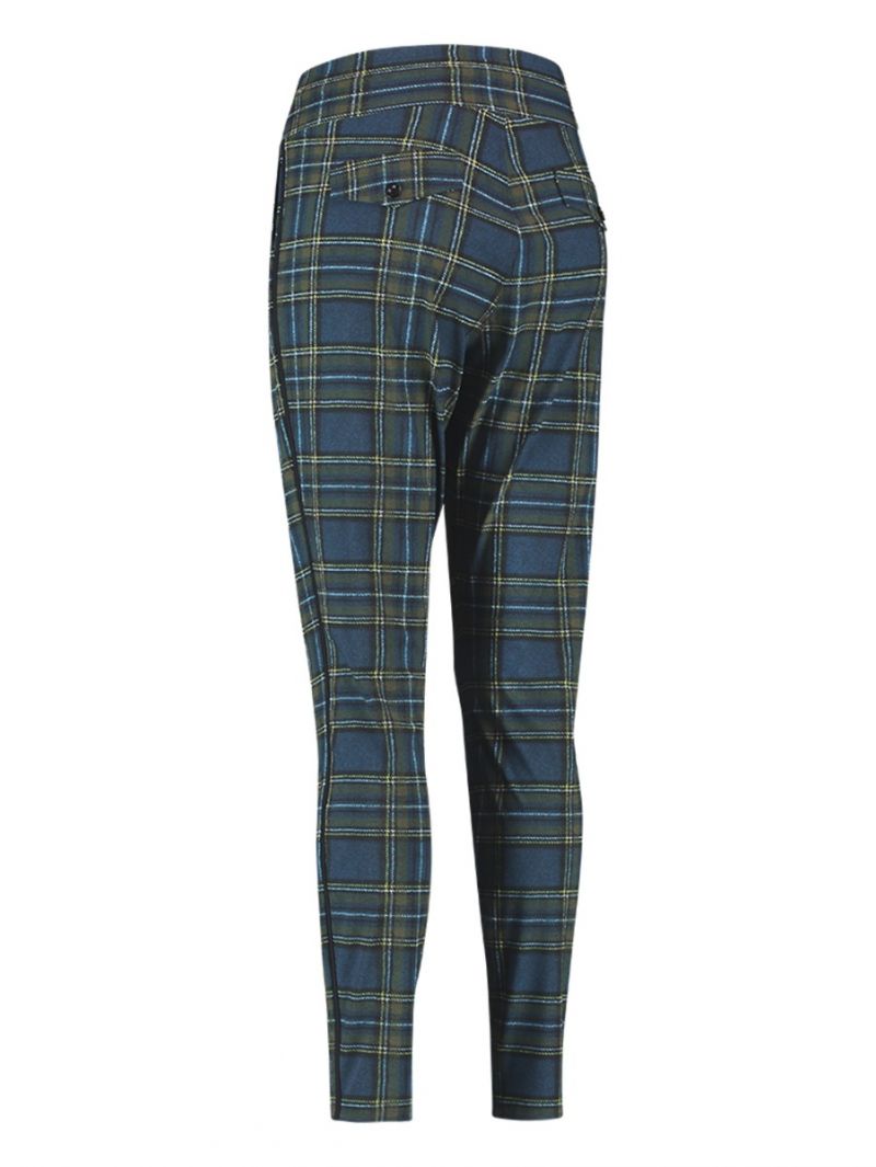 04095 Road Check Travel Trousers - Donker Blauw / Army