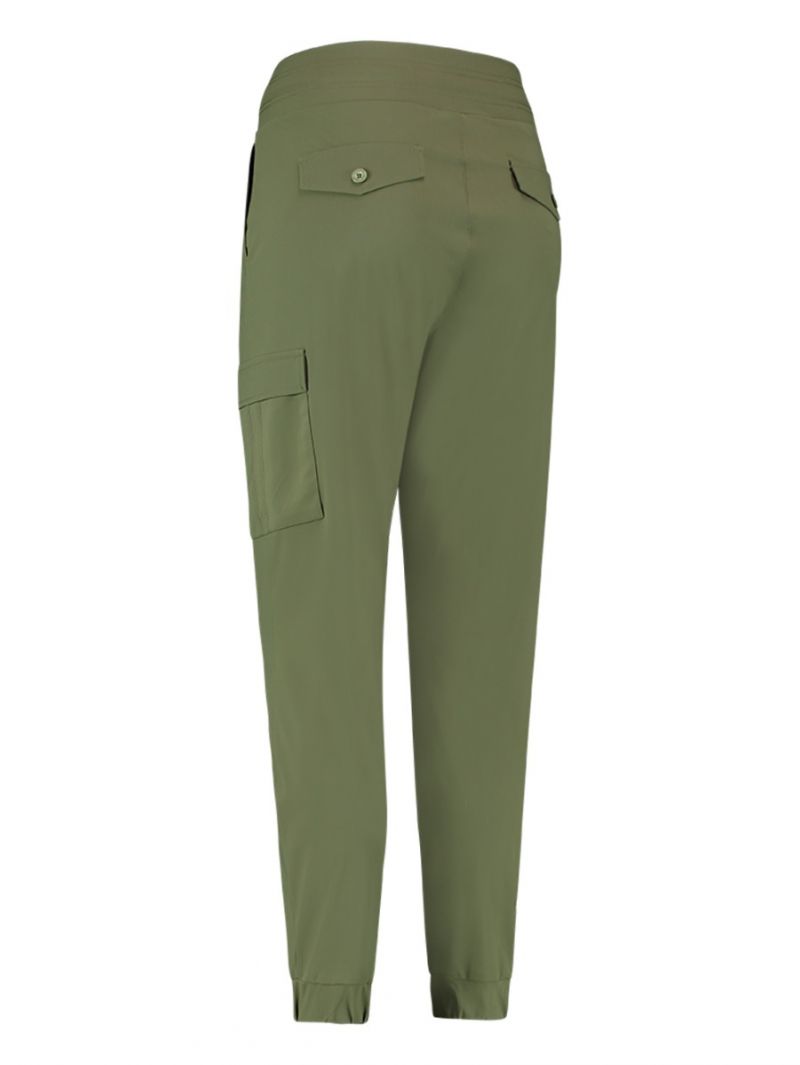04111 Loose Fit Cargo Travel Trousers - Army