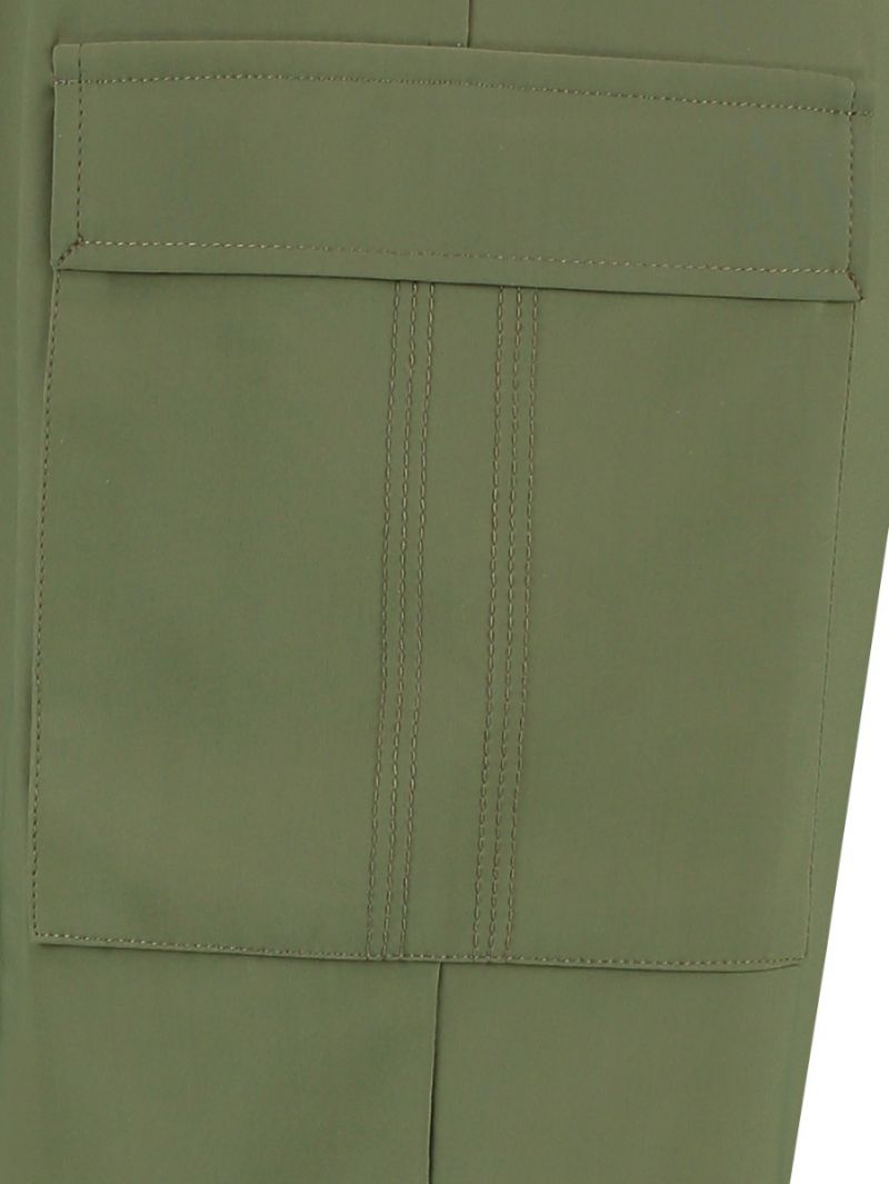 04111 Loose Fit Cargo Travel Trousers - Army