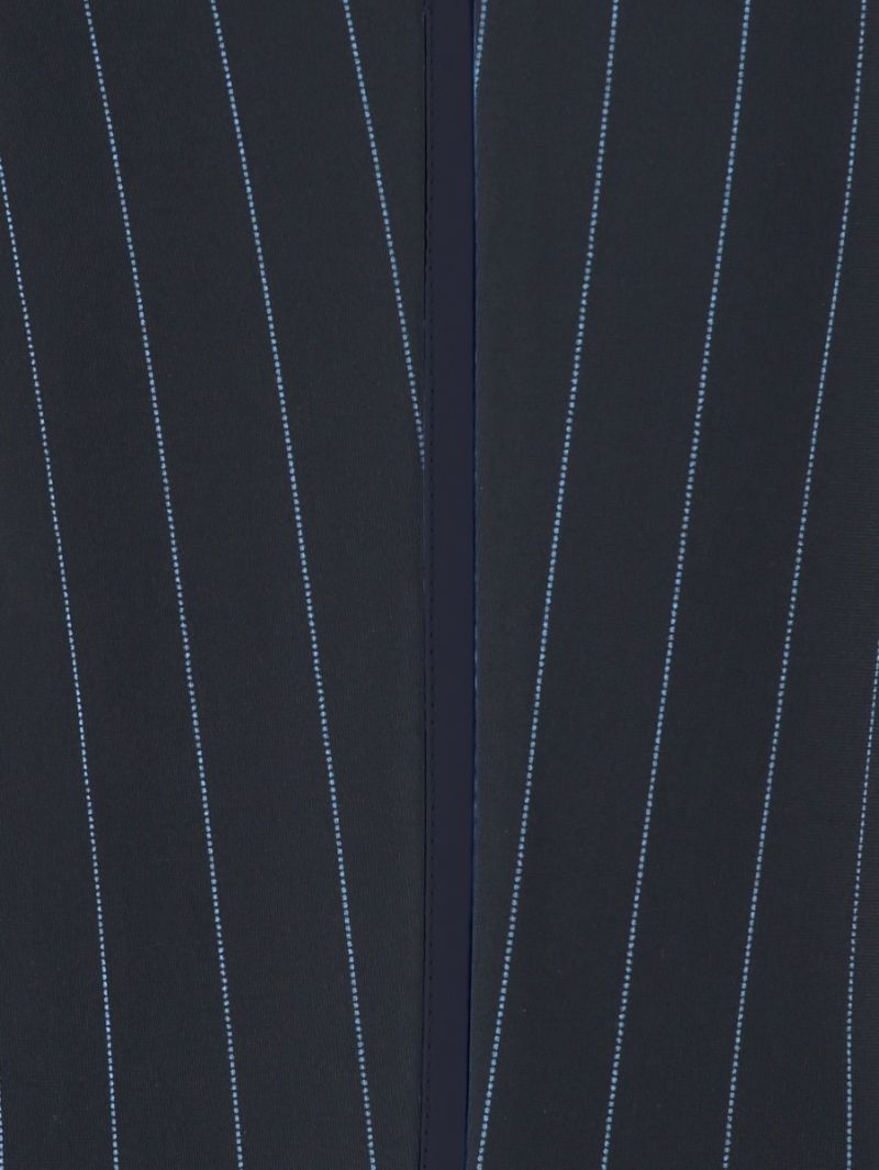 04149 Road Pinstripe Trousers - Donker Blauw