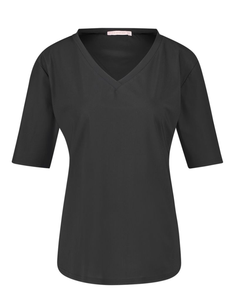 04190 Rolly T-Shirt - Zwart