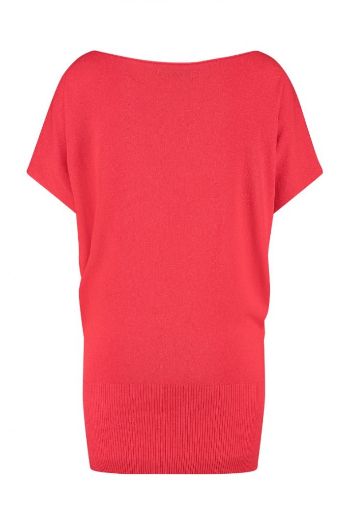 04768 Limited Edition Summer Batwing Knit - Sunny Red