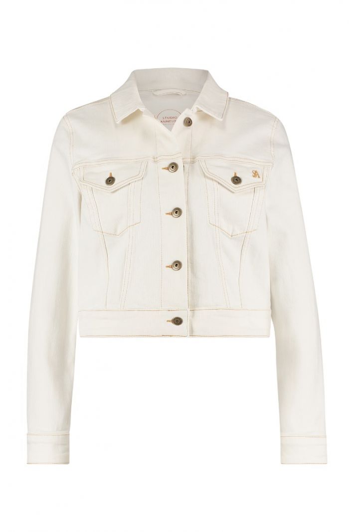 05988 Isis Organic Jeans Jacket - Off White