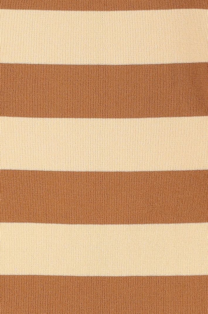06726 Momo Stripe Pullover - Mustard/Vanille