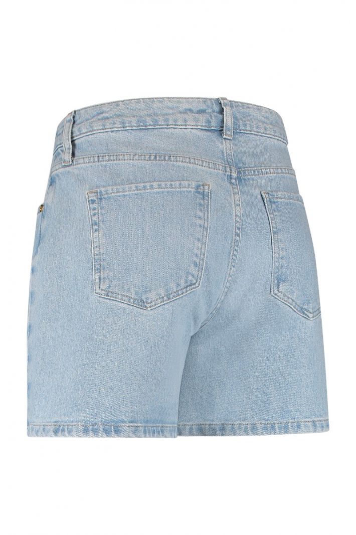07096 Ava Jeans Short - Light Jeans Blue