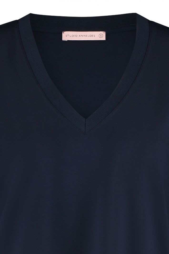07348 Elzi Comfort T-Shirt -Donker Blauw