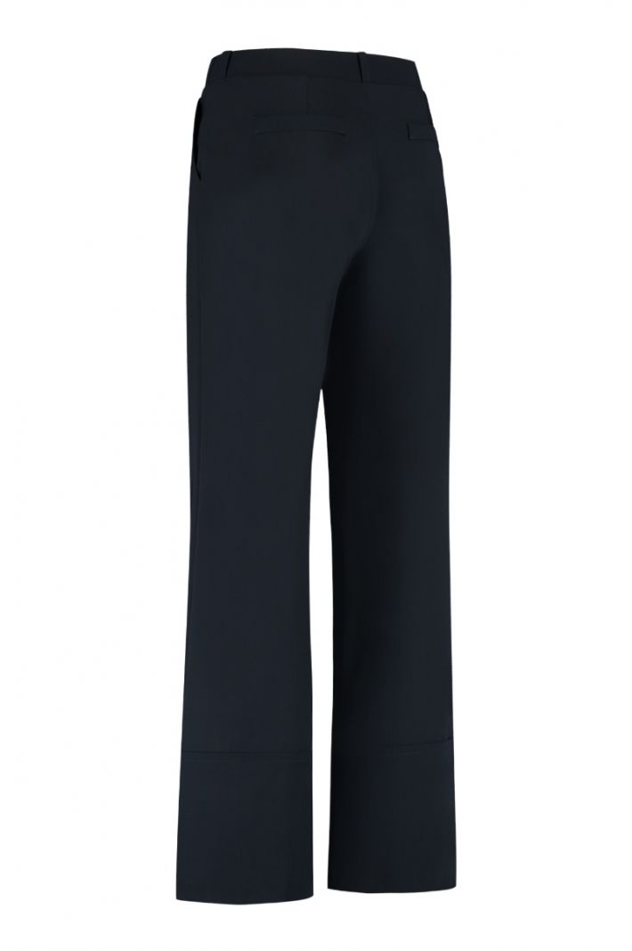 07431 Millie Cuff Trousers - Donker Blauw