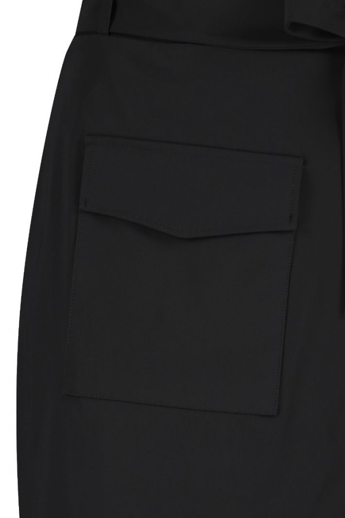 07445 Nadia Wrap Skirt - Zwart