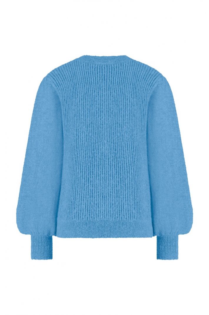 07569 Luna-Beau Pullover - Blue Shirt