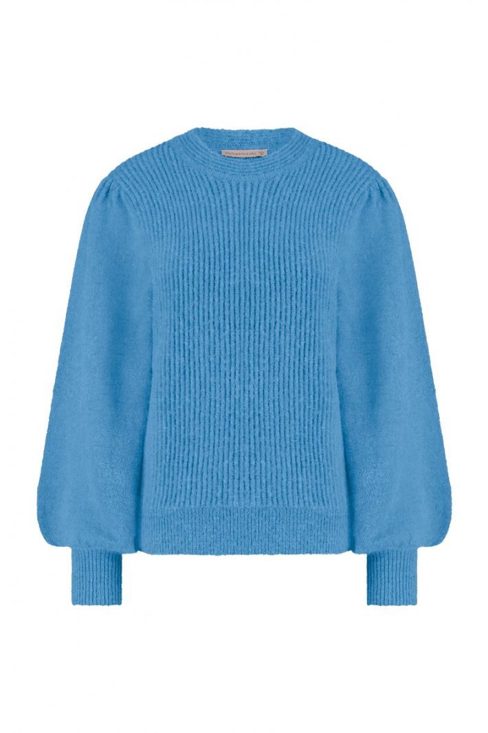07569 Luna-Beau Pullover - Blue Shirt