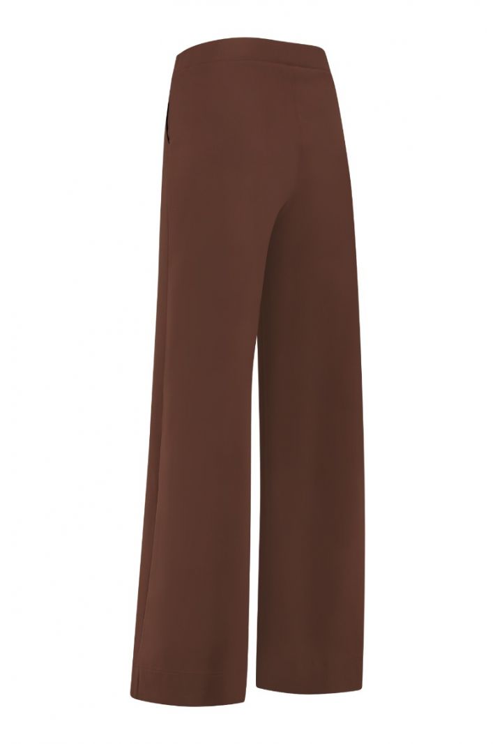 07632 Lexie Bonded Trousers - Chestnut