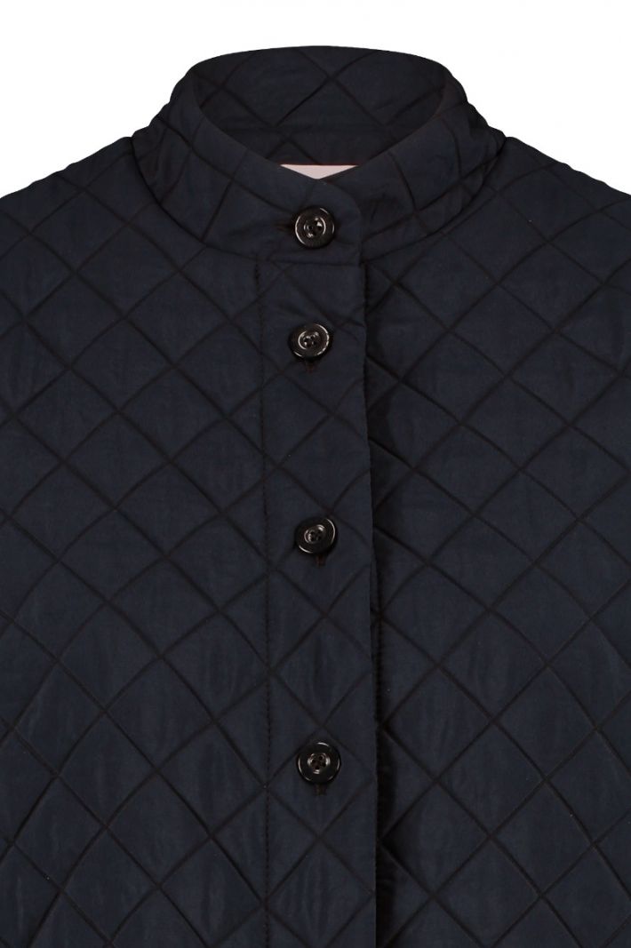 07676 Palma Quilted Jacket - Donker Blauw