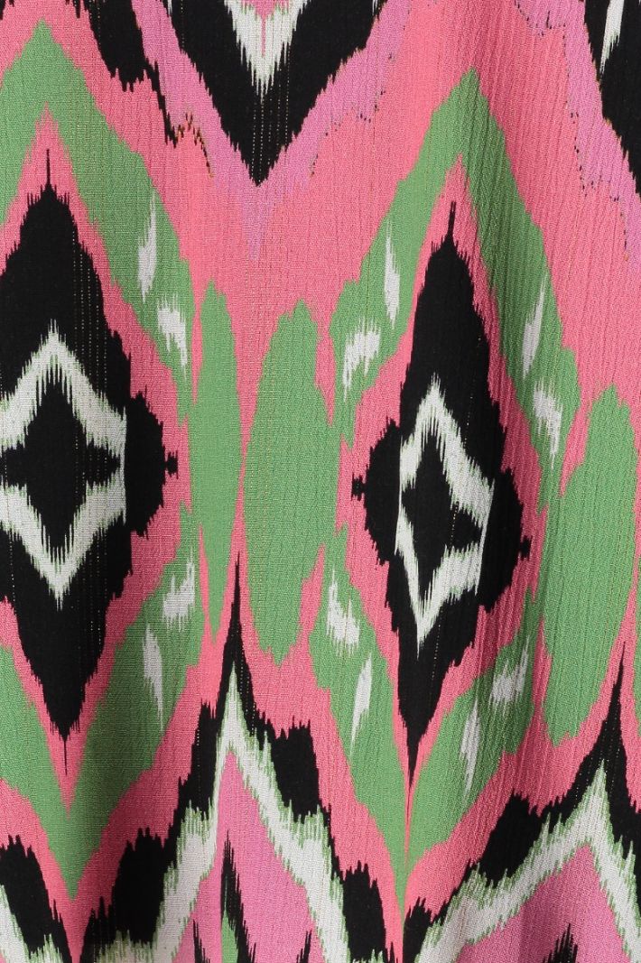 08119 Rosalie Paint Skirt - Pink/Light Green
