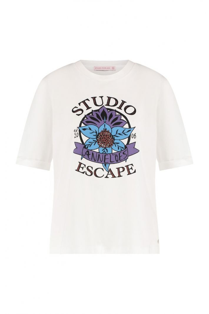 08229 Klaasje Escape T-Shirt - Wit