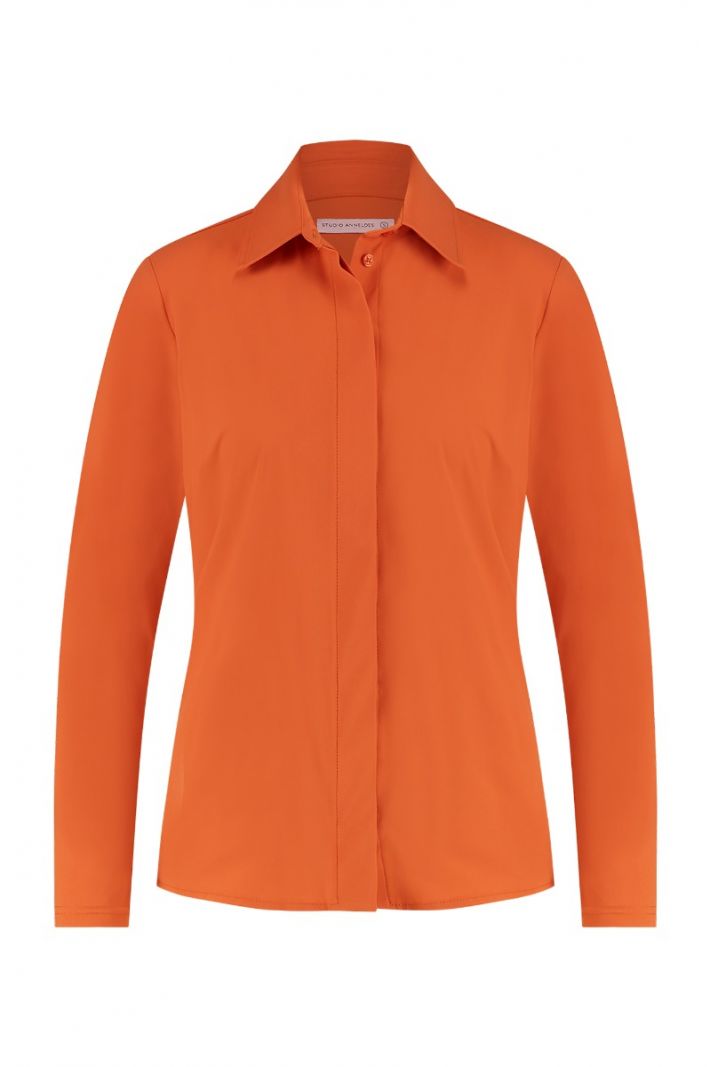 08239 Poppy Blind Shirt - Orange