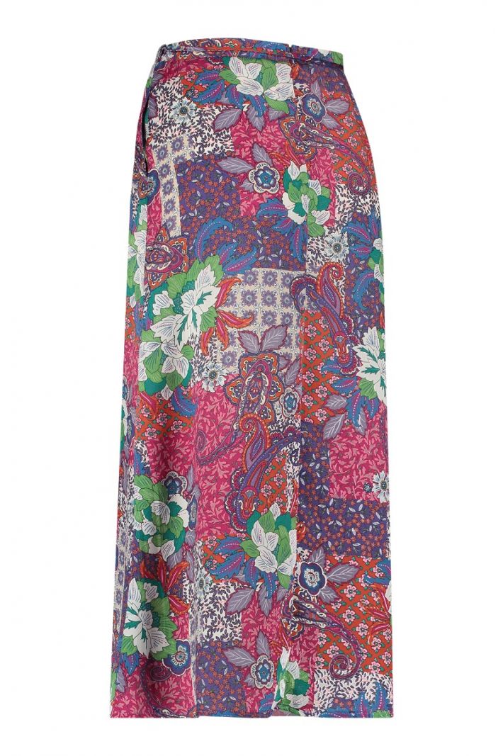08253 Aria Flower Skirt - Purple/Skirtblue