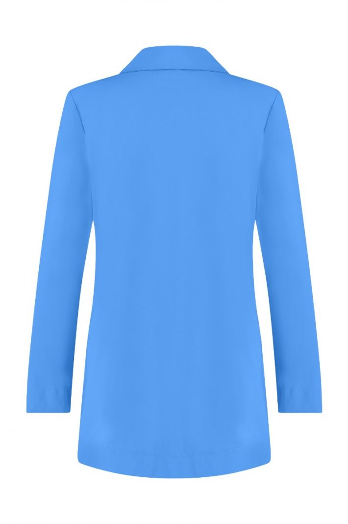 08262 Tessel Bonded Blazer - Shirt Blue