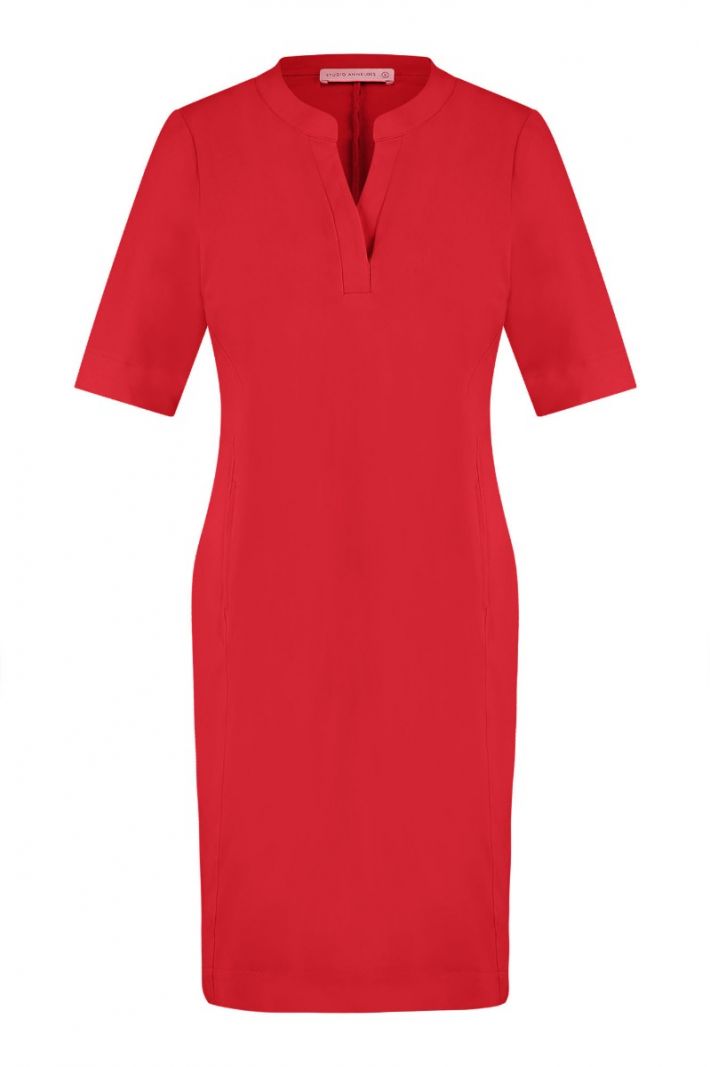 08351 Simplicity sl Dress - Red