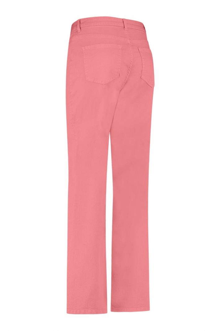 08510 Ella Coloured Jeans Trousers - Coral