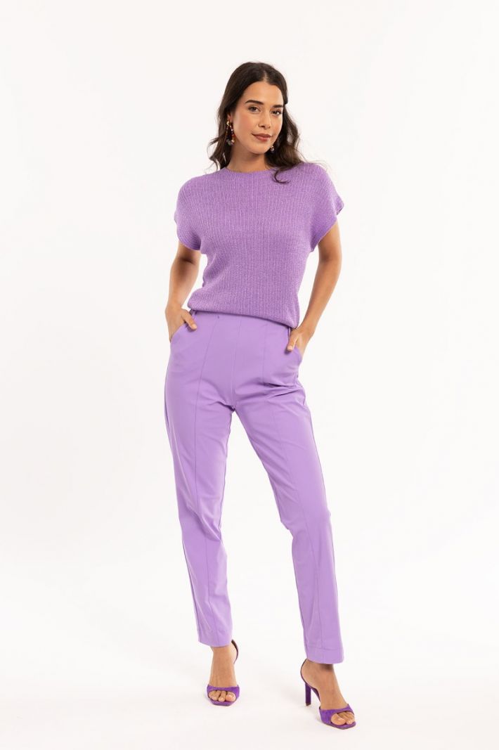08598 Archie Bonded Trousers - Lila
