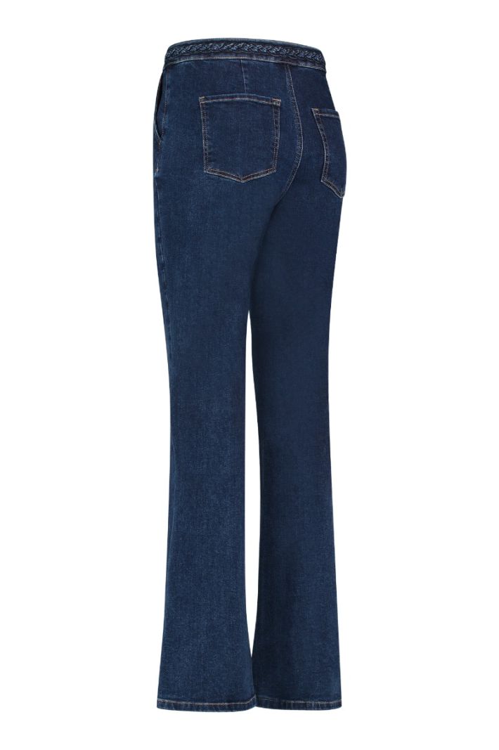09033 Sabine Denim Trousers - Dark Jeans