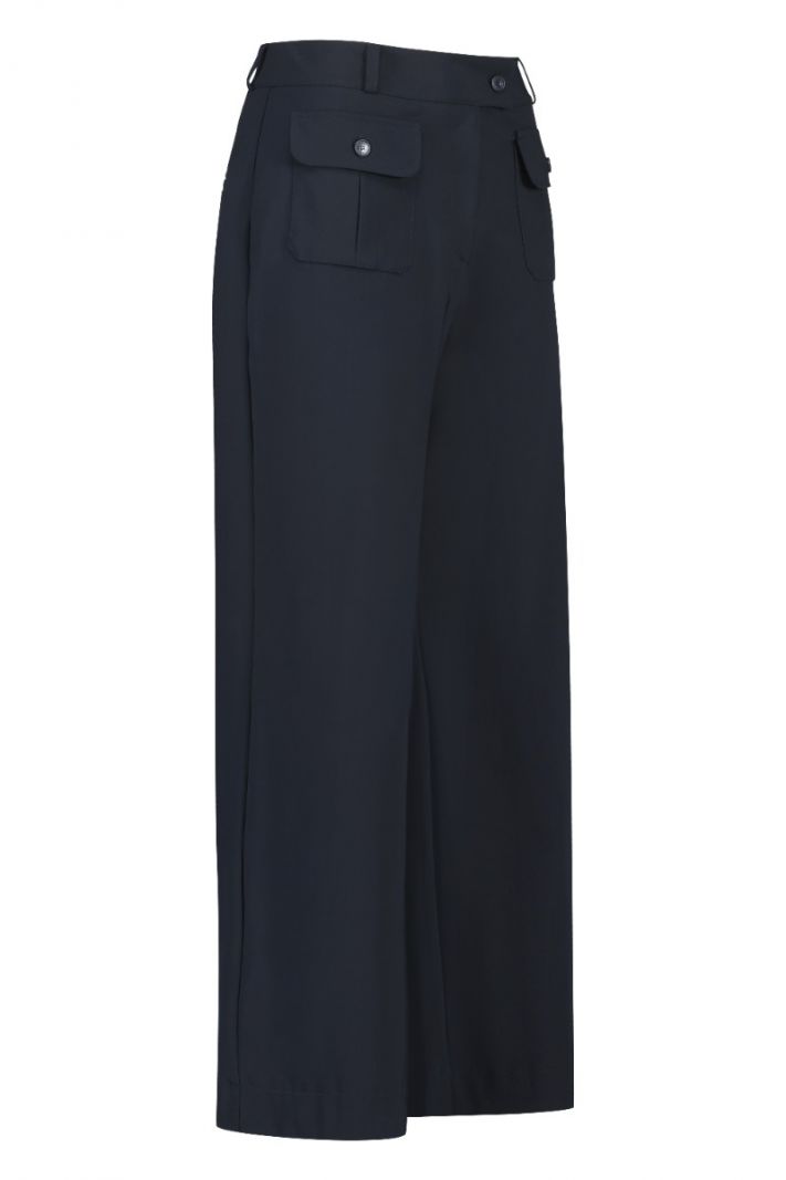 09125 Romi Pocket Trousers - Dark Blue