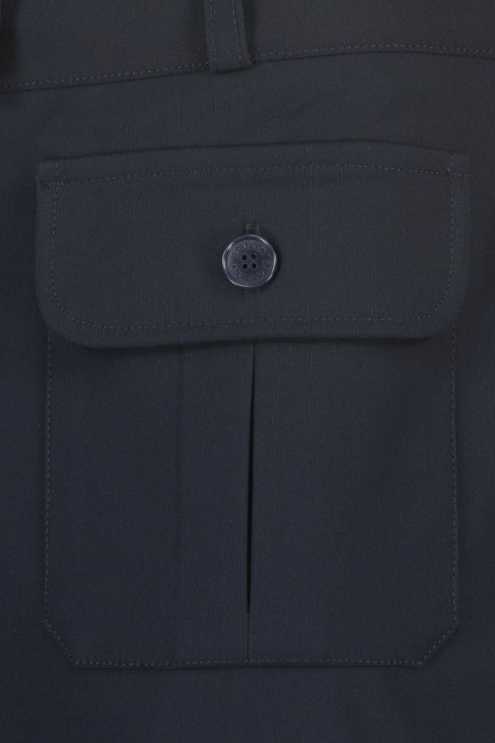 09125 Romi Pocket Trousers - Dark Blue