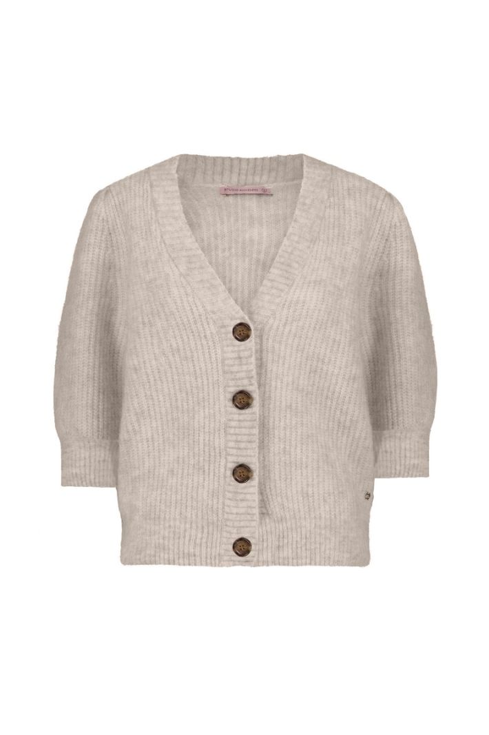 09301 Mandy Mohair Cardigan - Cappuccino