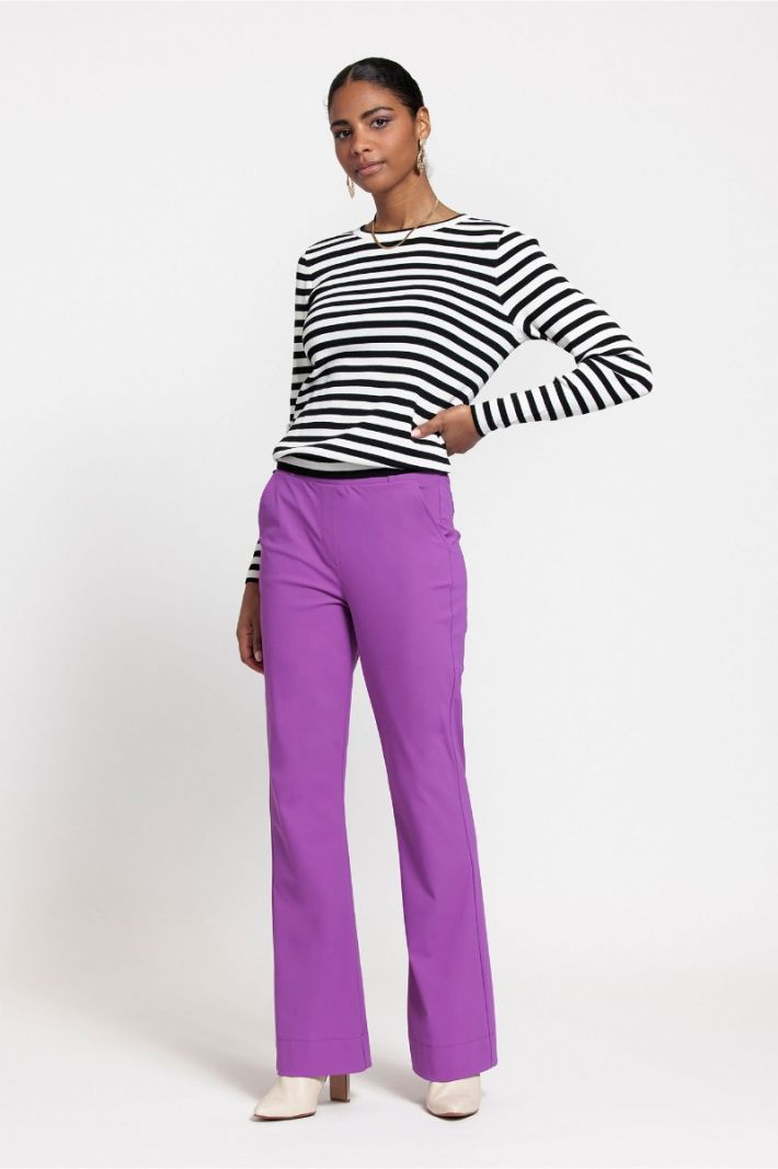 09622 Flair Bonded Trousers - Purper