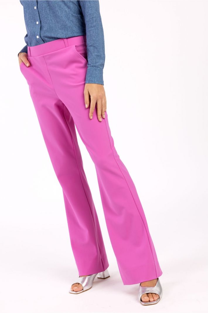 09783 Flair Bonded Trousers - Dark Pink