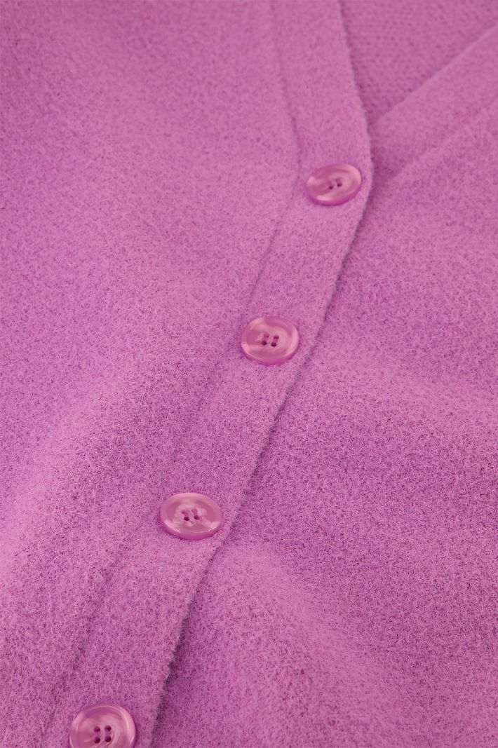 09862 Olivian Soft Cardigan - Dark Pink