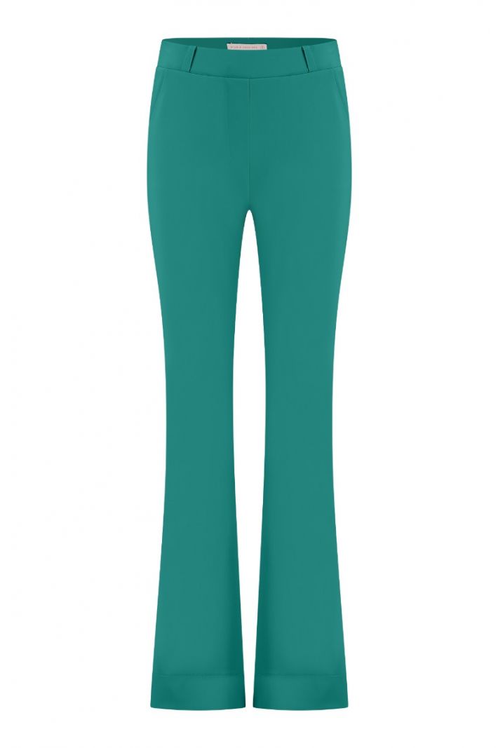 09949 Flair Bonded Trousers  - Smaragd