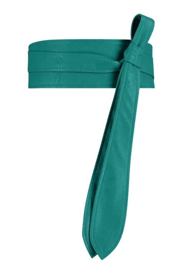09970 Leather Belt - Smaragd