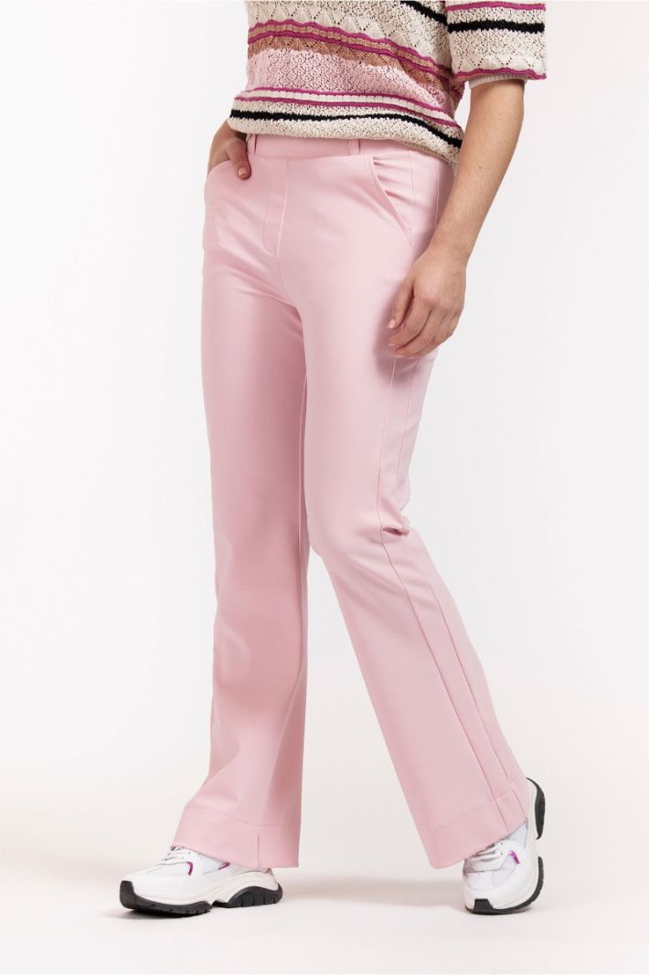 11083 Silvan Bonded Trousers - Pale Pink