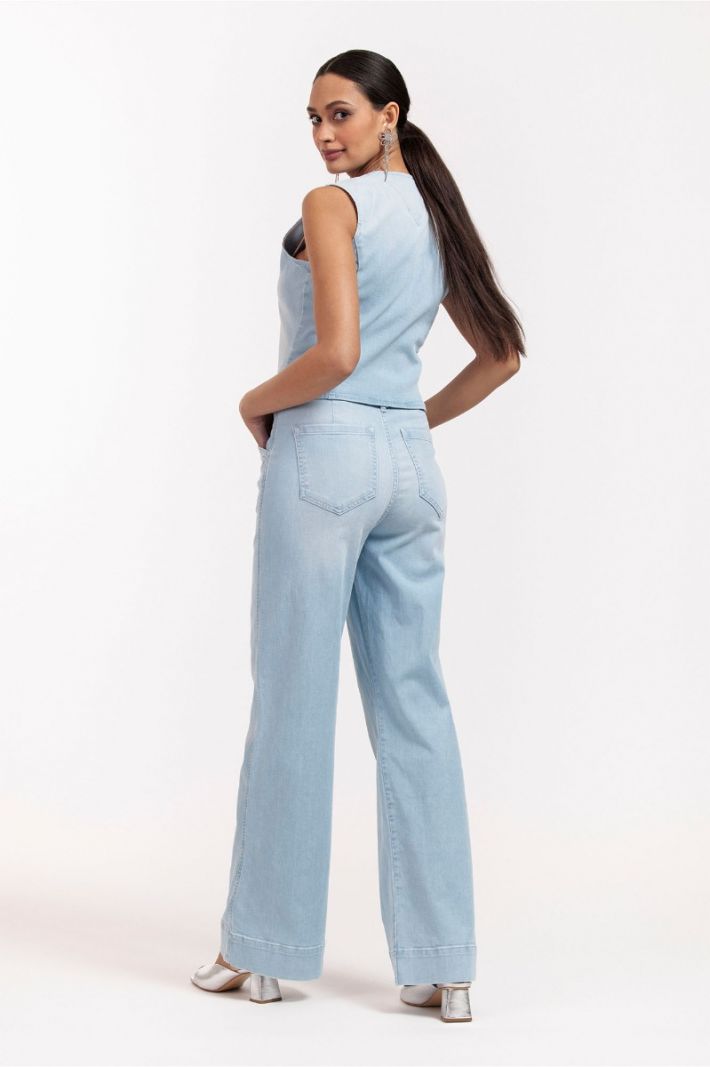 11190 Victoria Denim Trousers - Light Jeans Blue