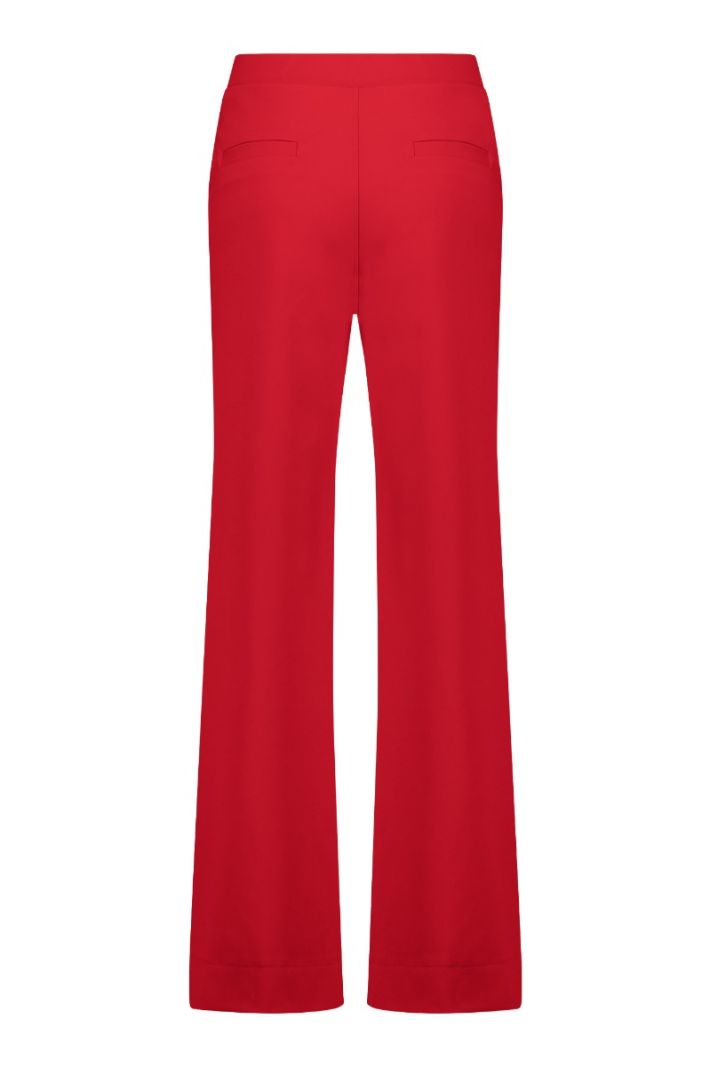 11328 Lexie Bonded Trousers - Red