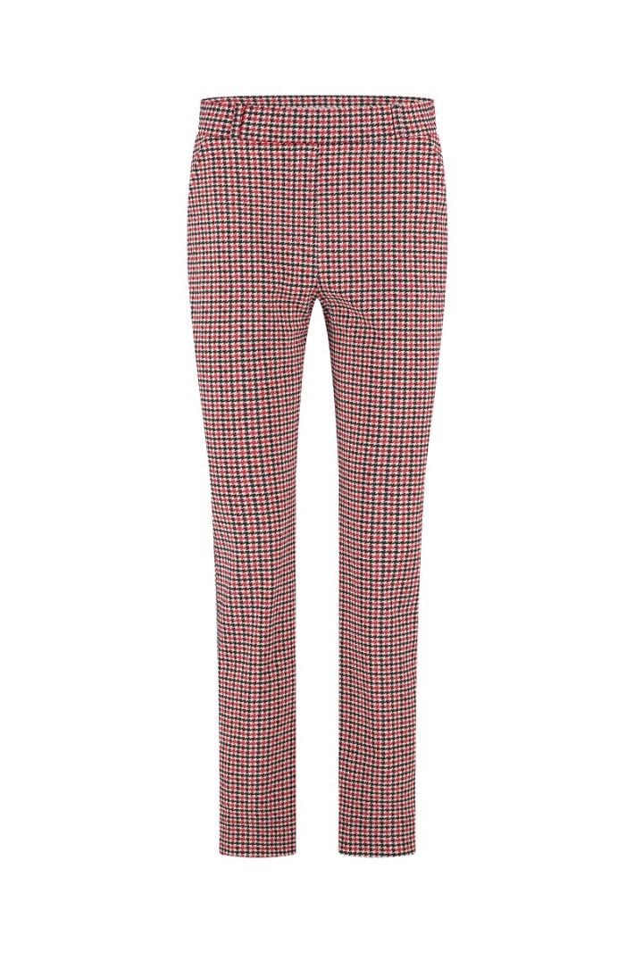 11760 Anna Check Trousers - Multi Color