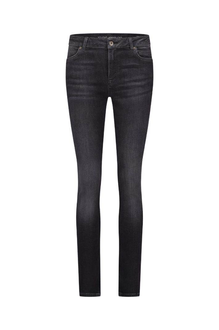 11896 Suki Denim Trousers - Black