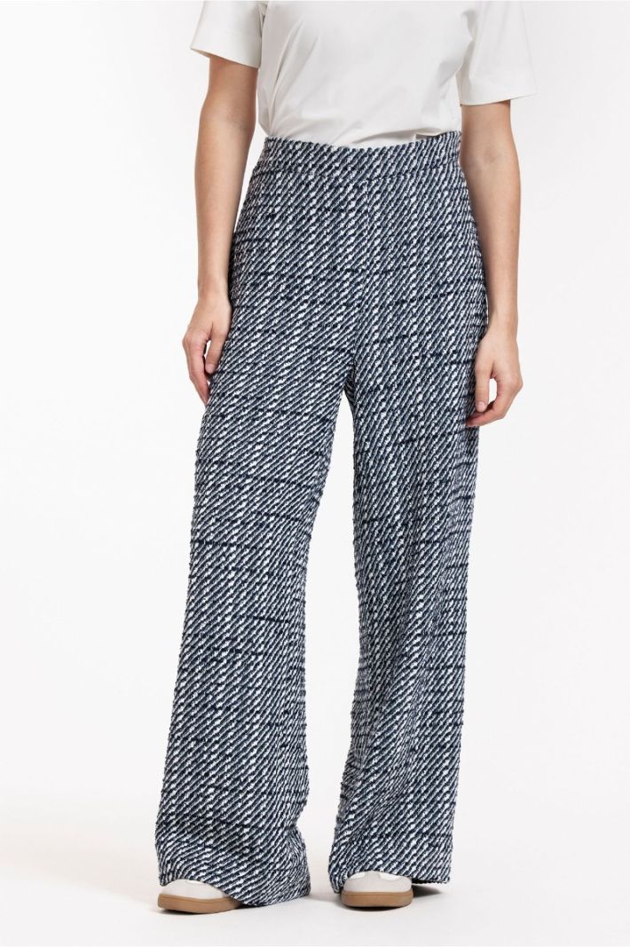 11958 Alex Tweed Trousers - Dark Blue/Kit