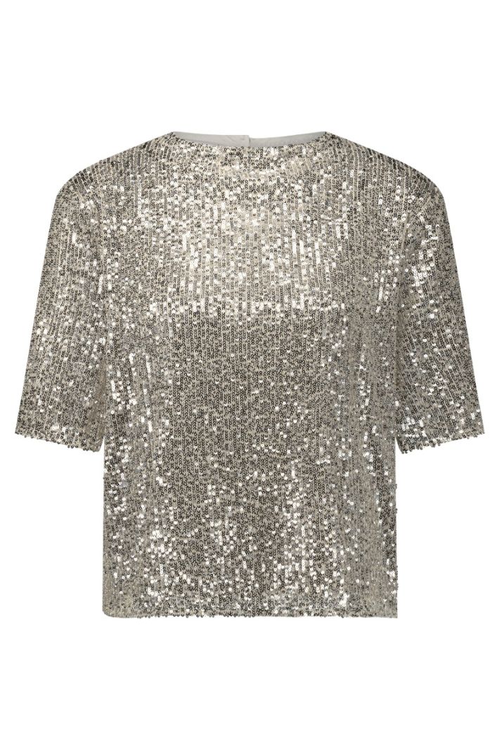 12035 Princess Sequins Top - Goud