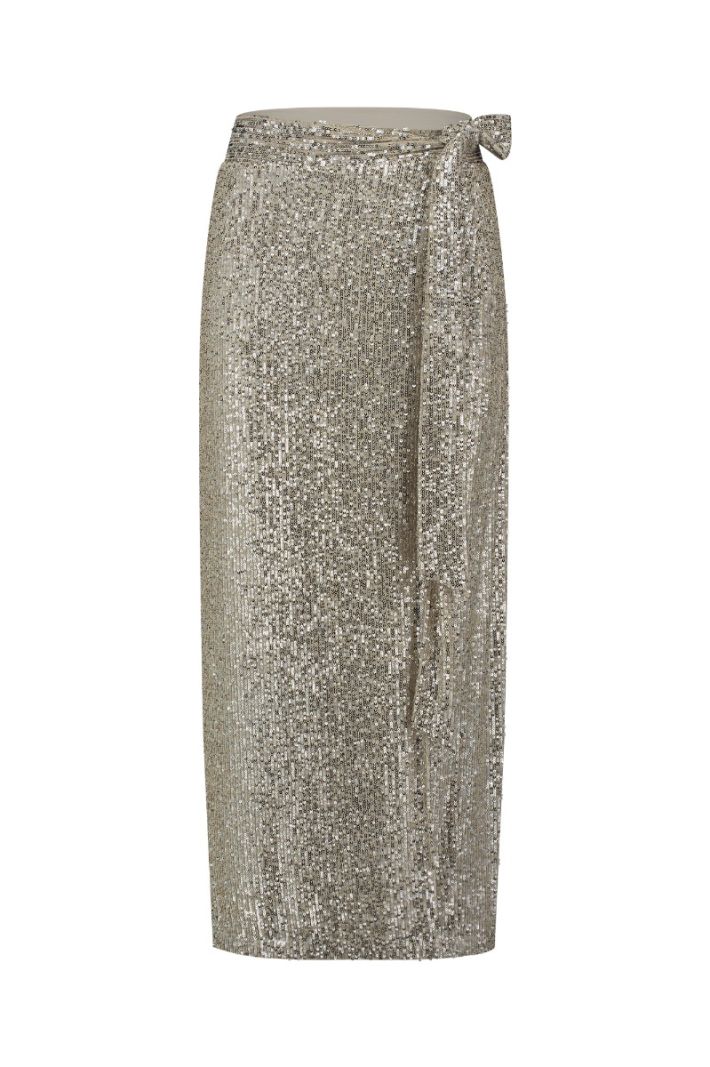 12036 Queen Sequins Skirt - Goud